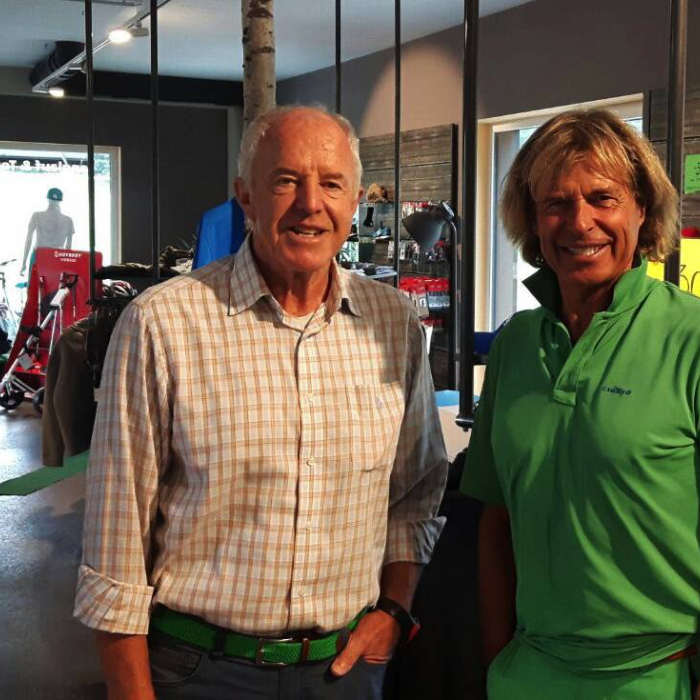 Dieter mit Hansi Hinterseer