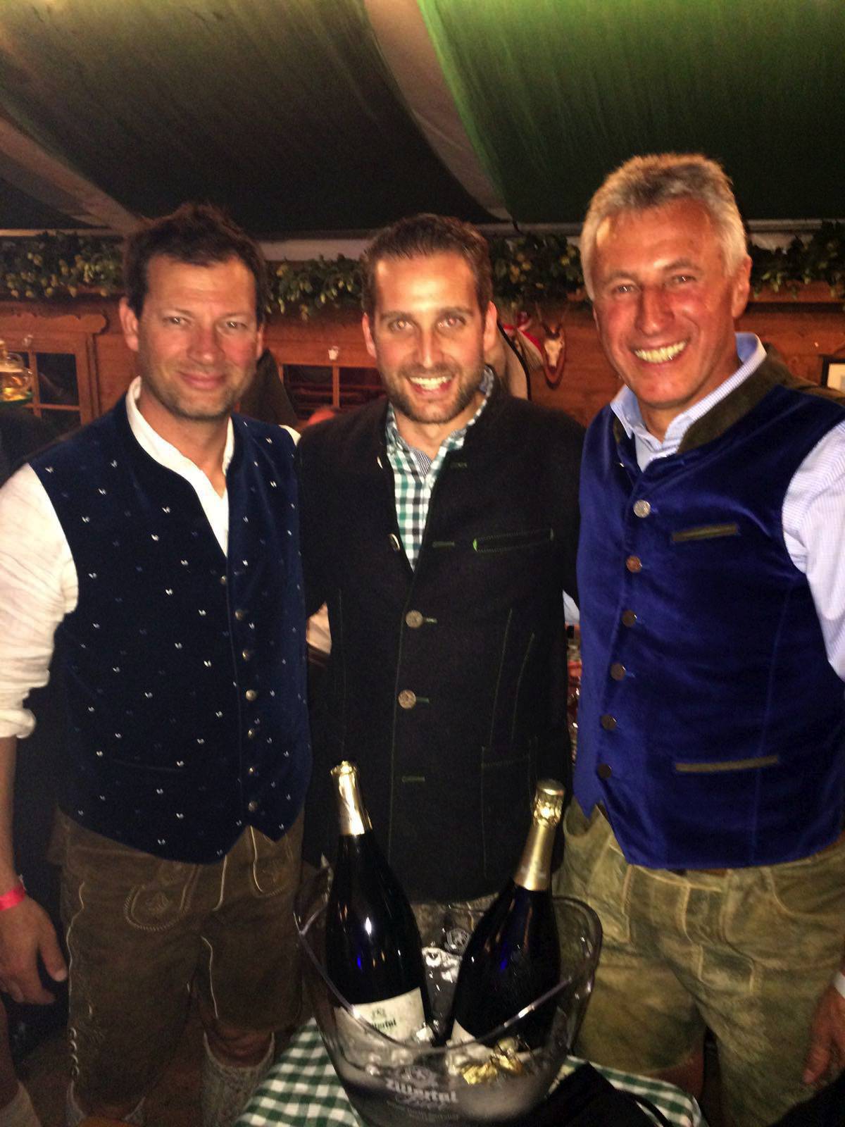 Stefan Eberharter und Olympia-Sieger Leonhard Stock